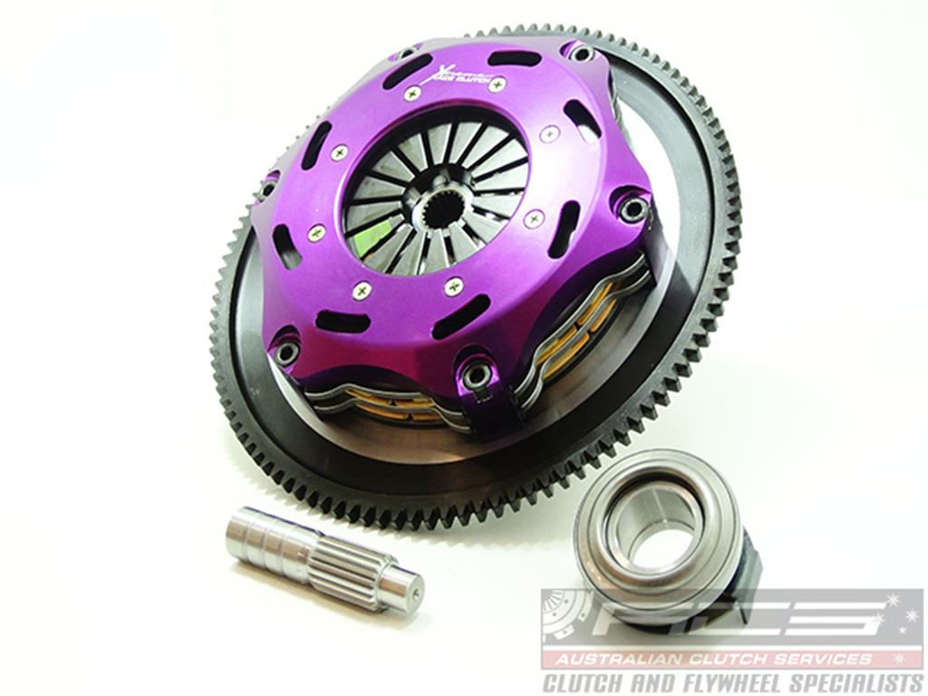 Xtreme Performance - 184mm Rigid Ceramic Twin Plate Clutch Kit Incl Flywheel 1220Nm - RACE