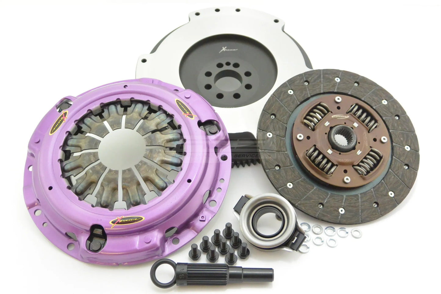 Clutch Kit - Xtreme Performance Heavy Duty Organic Incl Flywheel 280Nm 645kg (25% inc.) - STREET