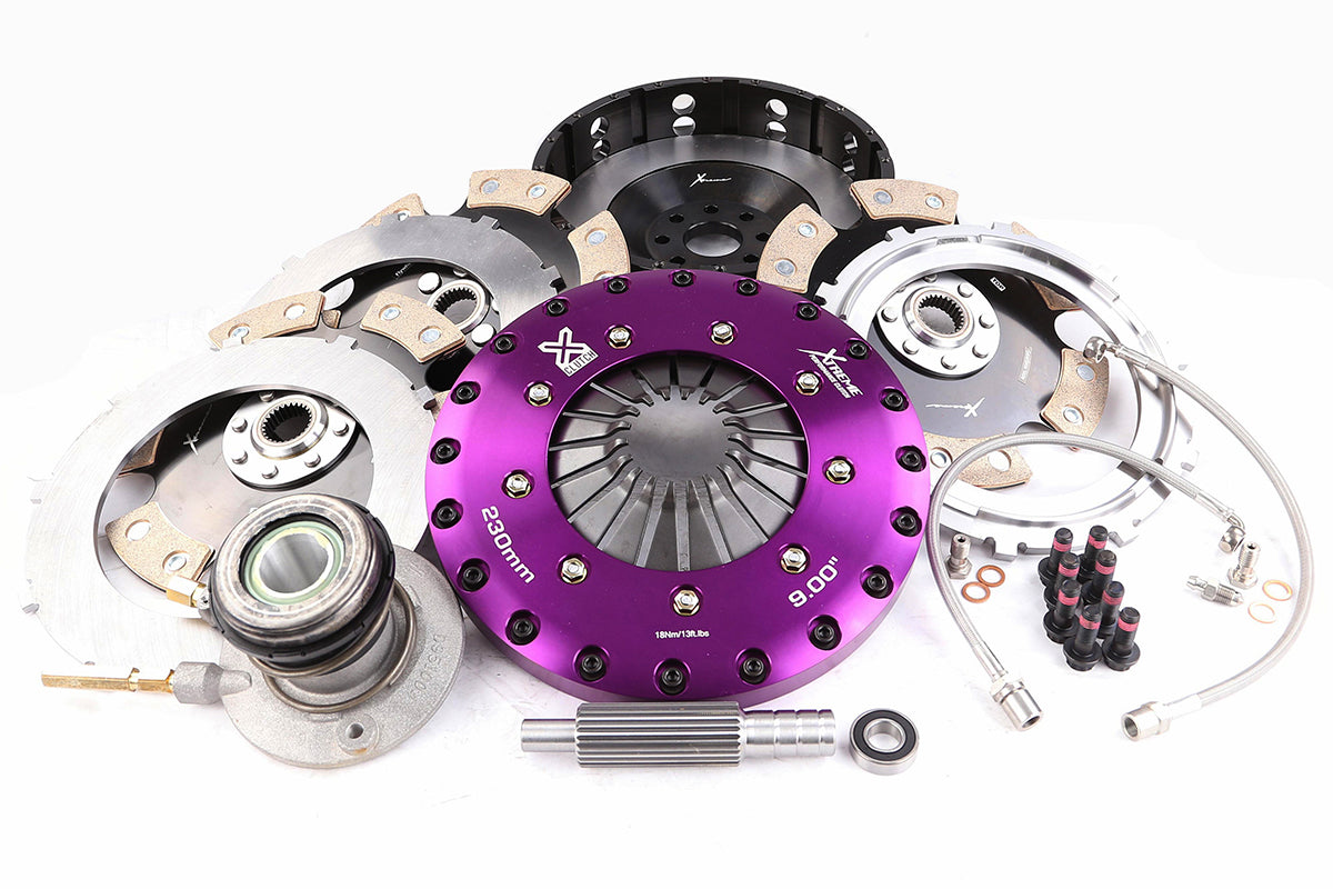 Xtreme Motorsport - 230mm Rigid Ceramic Triple Plate Clutch Kit QUAIFE 26x28.6mm - RACE