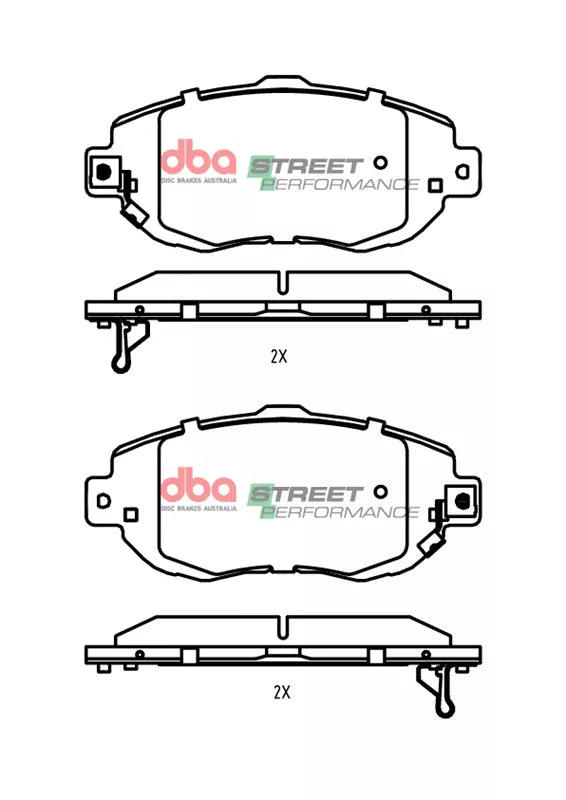 DBA Brake Pads Street Performance | Front — BP OPREMA I SERVIS d.o.o.
