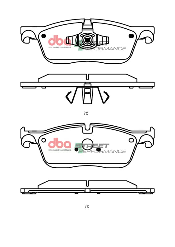 DBA Brake Pads Street Performance | Front Axle — BP OPREMA I SERVIS d.o.o.