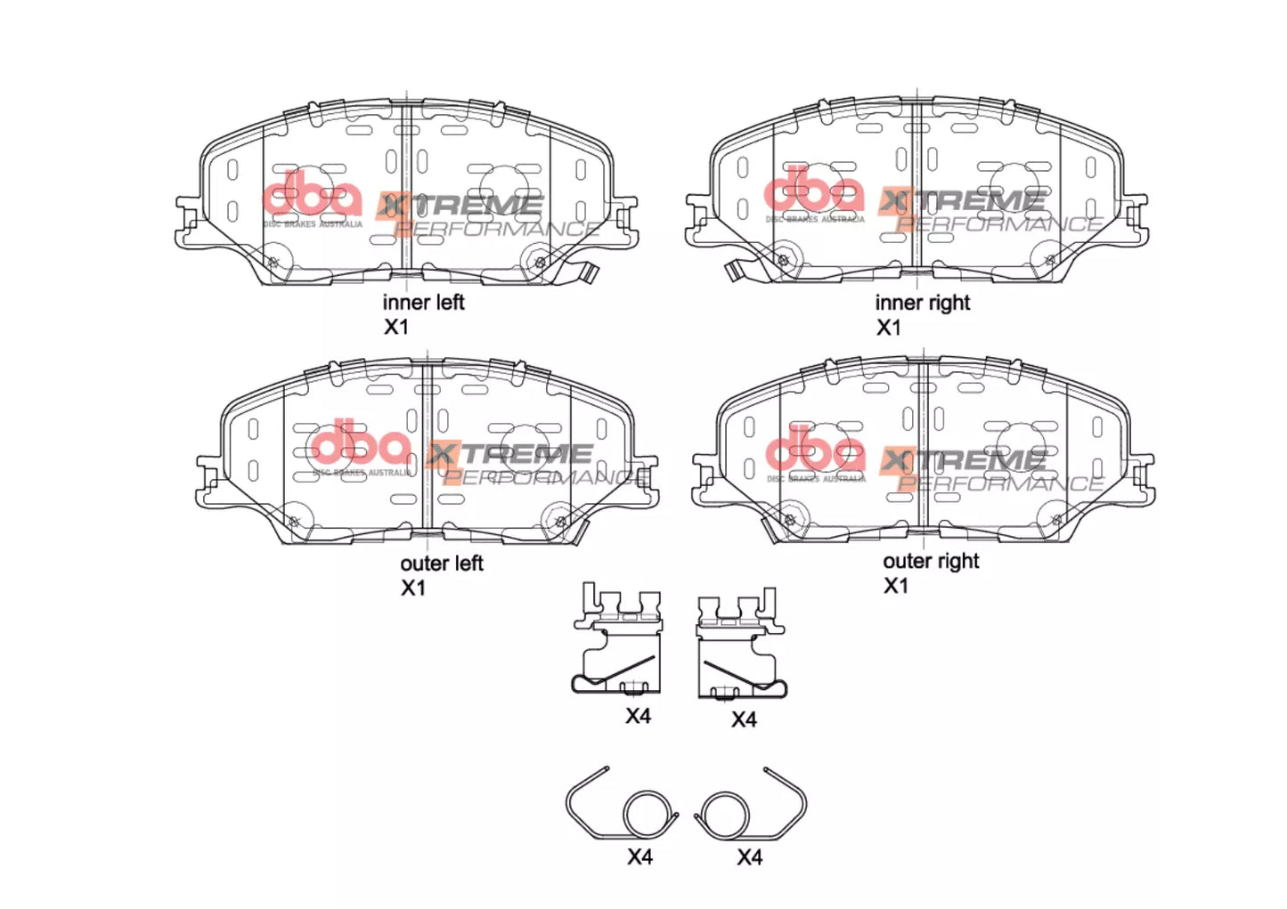 DBA Brake Pads Xtreme Performance | Front Axle — BP OPREMA I SERVIS d.o.o.