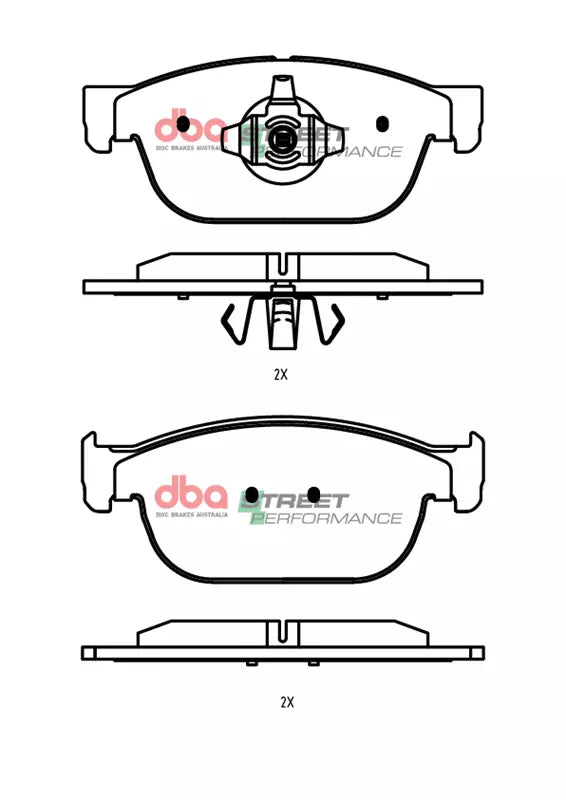 DBA Brake Pads Street Performance | Front — BP OPREMA I SERVIS d.o.o.
