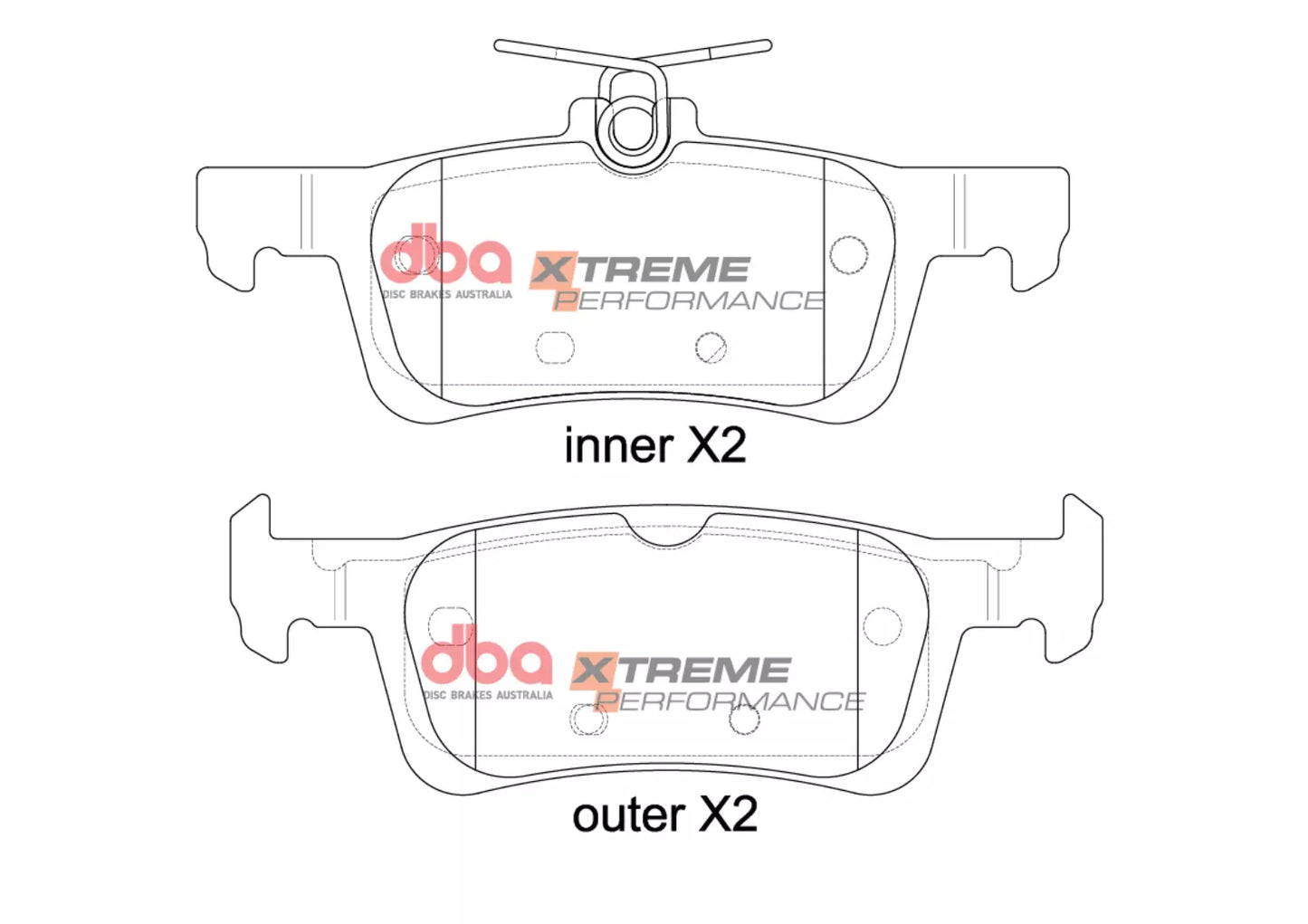 DBA Brake Pads Xtreme Performance | Rear Axle — BP OPREMA I SERVIS d.o.o.