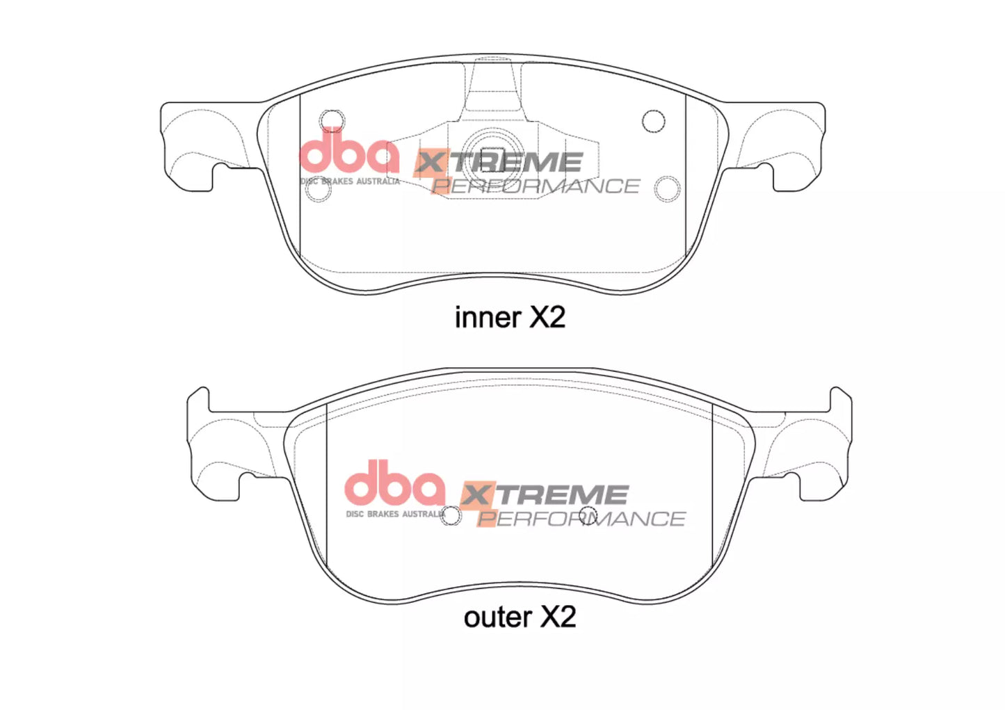 DBA Brake Pads Xtreme Performance | Front Axle — BP OPREMA I SERVIS d.o.o.