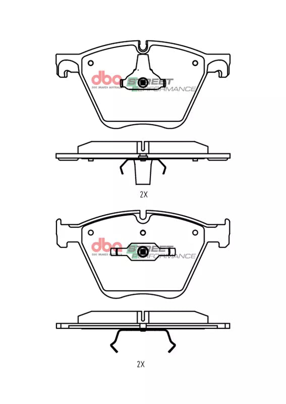 DBA Brake Pads Street Performance | Front Axle — BP OPREMA I SERVIS d.o.o.