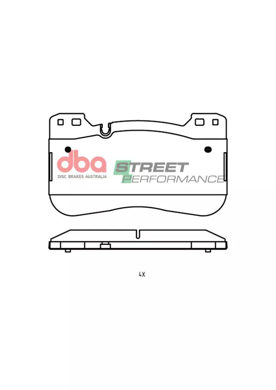 DBA Brake Pads Street Performance | Front Axle — BP OPREMA I SERVIS d.o.o.