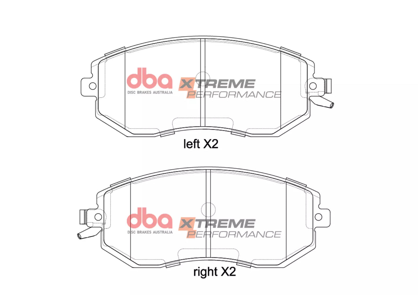 DBA Brake Pads Xtreme Performance | Front Axle — BP OPREMA I SERVIS d.o.o.
