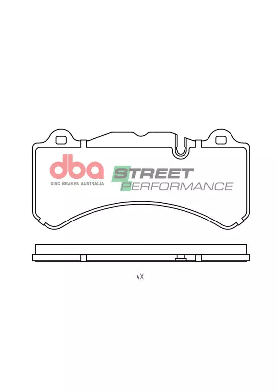DBA Brake Pads Street Performance Suitable to DBABU3000 — BP OPREMA I SERVIS d.o.o.