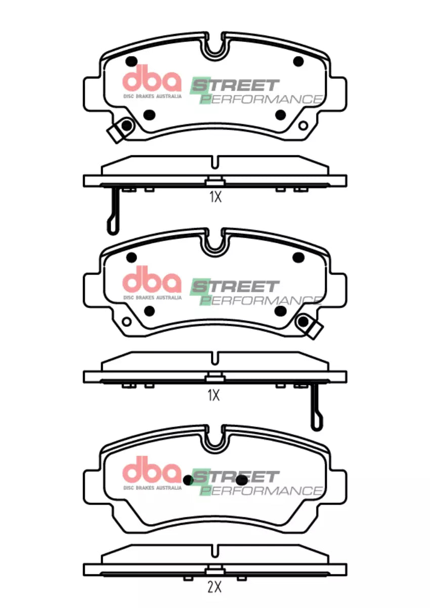 DBA Brake Pads Street Performance | Rear Axle — BP OPREMA I SERVIS d.o.o.