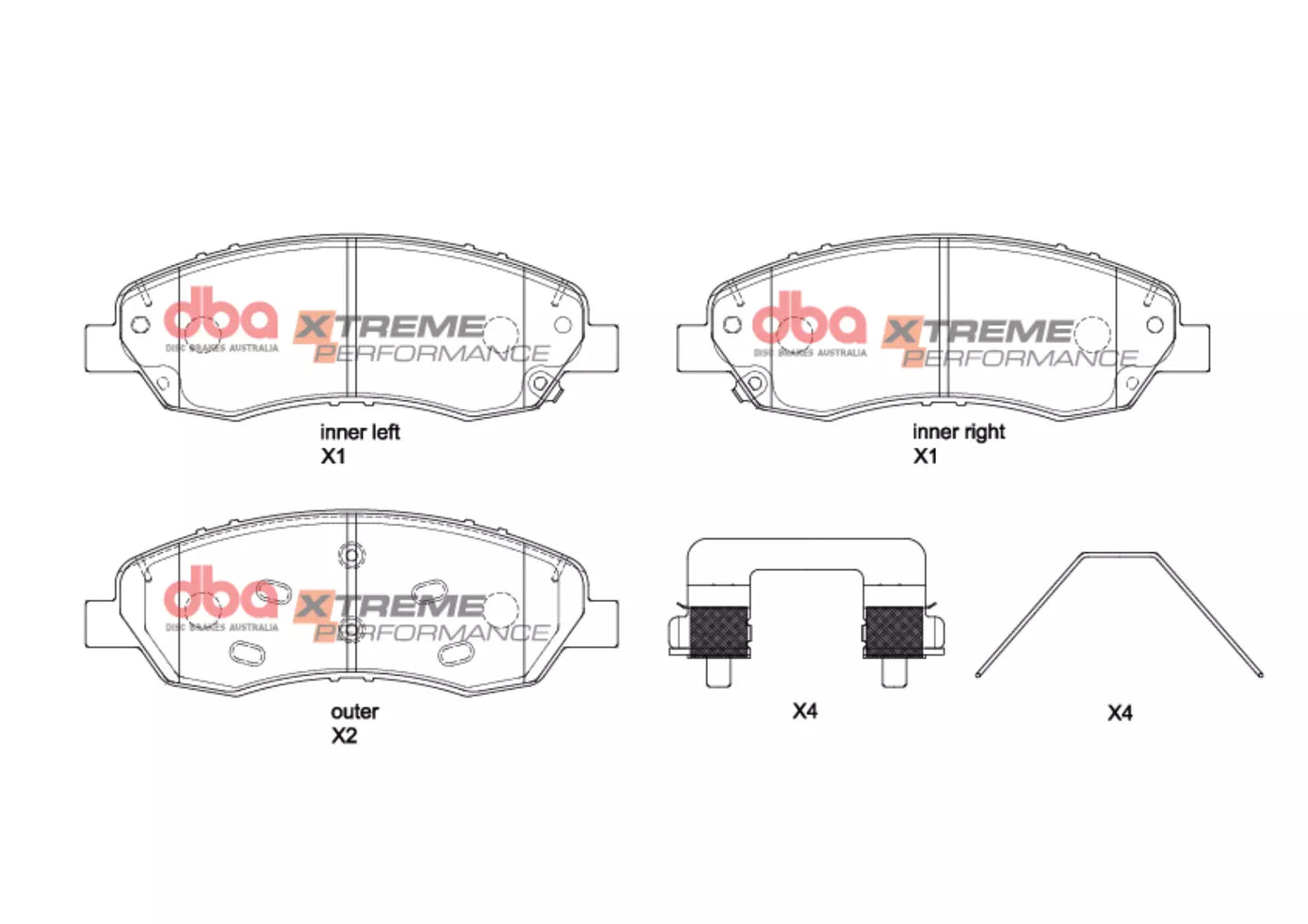 DBA Brake Pads Xtreme Performance | Front Axle — BP OPREMA I SERVIS d.o.o.