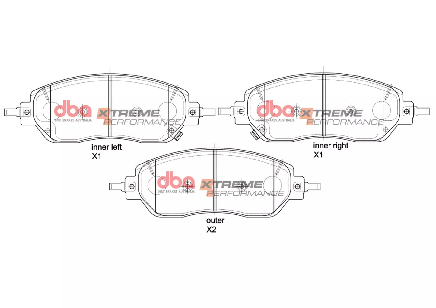 DBA Brake Pads Xtreme Performance | Front Axle — BP OPREMA I SERVIS d.o.o.