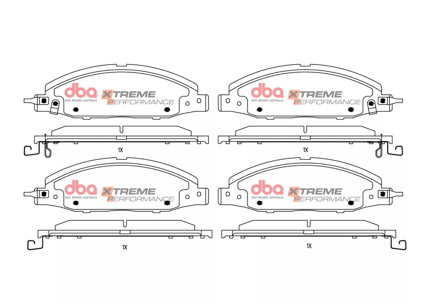DBA Brake Pads Xtreme Performance | Rear Axle — BP OPREMA I SERVIS d.o.o.