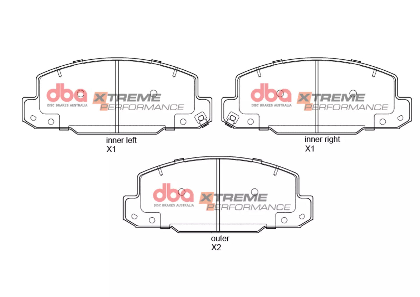DBA Brake Pads Xtreme Performance | Front — BP OPREMA I SERVIS d.o.o.