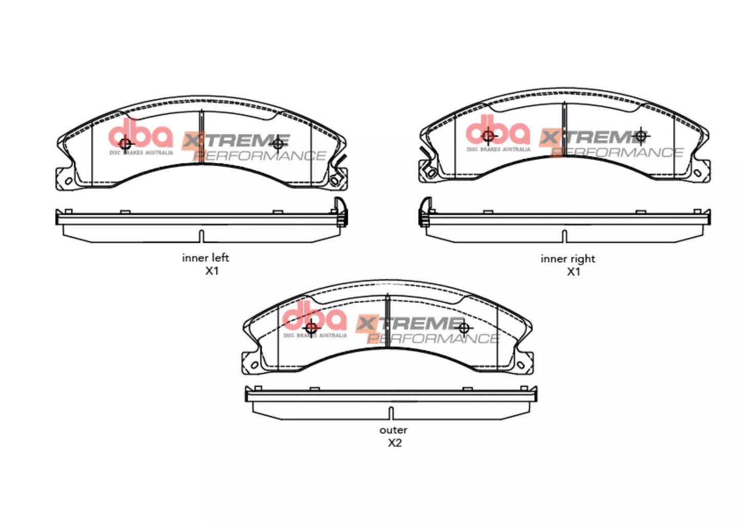 DBA Brake Pads Xtreme Performance | Rear — BP OPREMA I SERVIS d.o.o.
