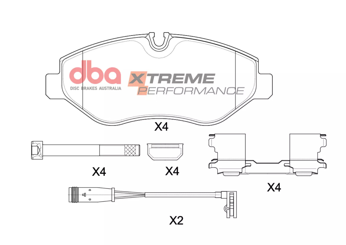 DBA Brake Pads Xtreme Performance | Front Axle — BP OPREMA I SERVIS d.o.o.