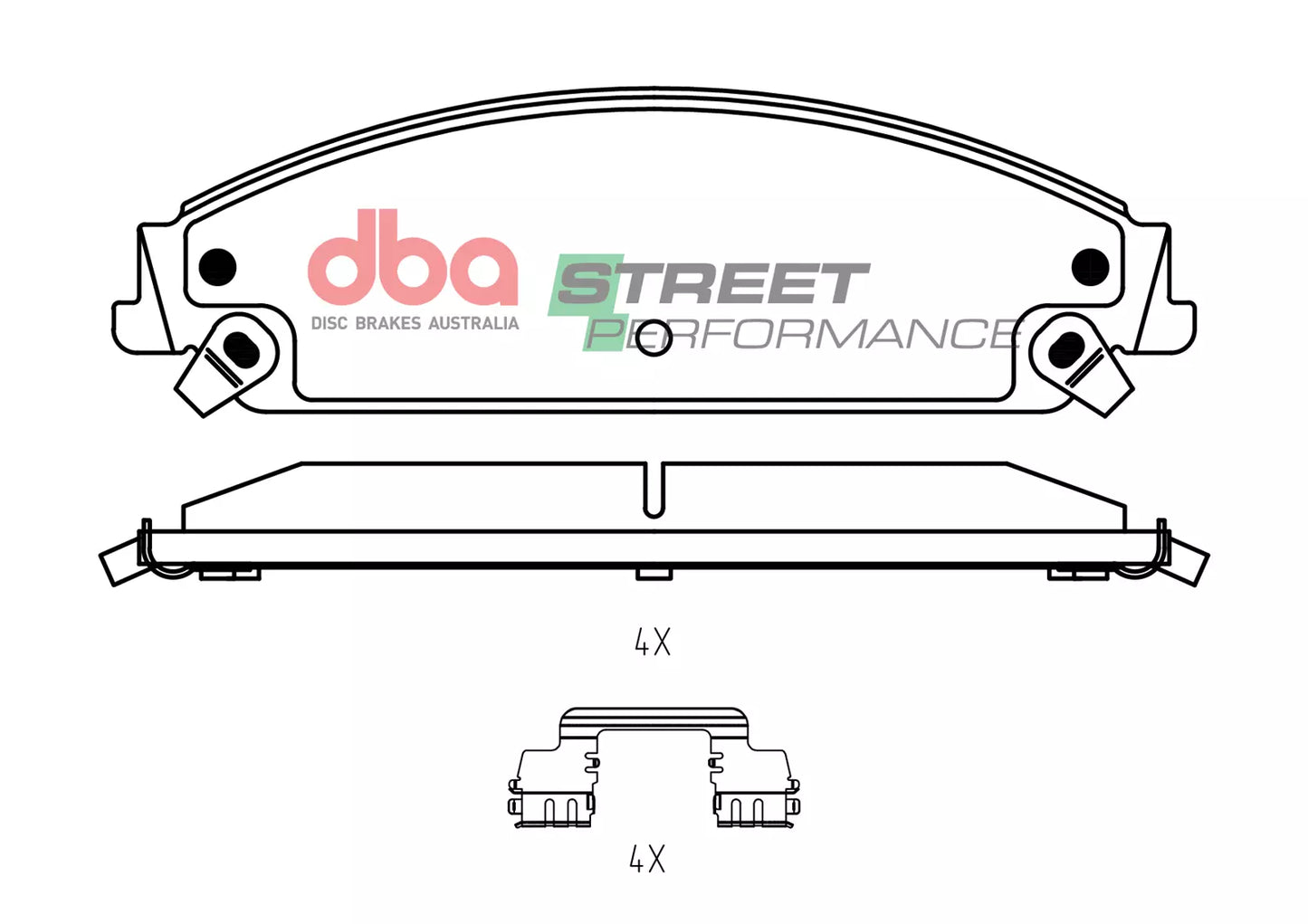 DBA Brake Pads Street Performance | Front Axle — BP OPREMA I SERVIS d.o.o.