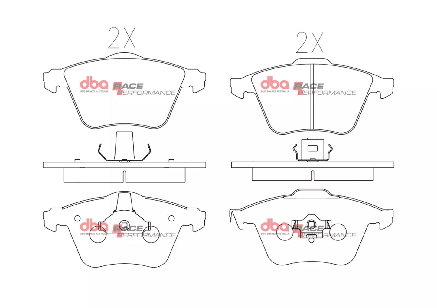 DBA Brake Pads Race Performance | Front Axle — BP OPREMA I SERVIS d.o.o.
