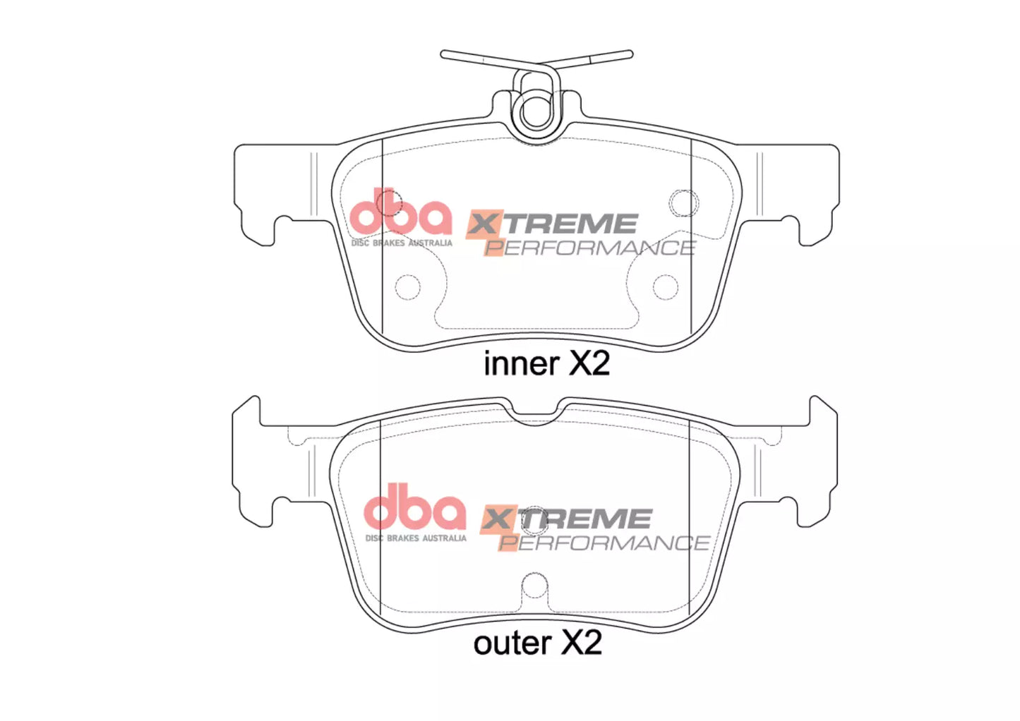 DBA Brake Pads Xtreme Performance | Rear Axle — BP OPREMA I SERVIS d.o.o.