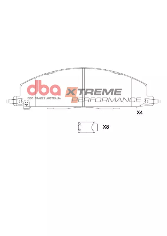 DBA Brake Pads Xtreme Performance | Rear — BP OPREMA I SERVIS d.o.o.