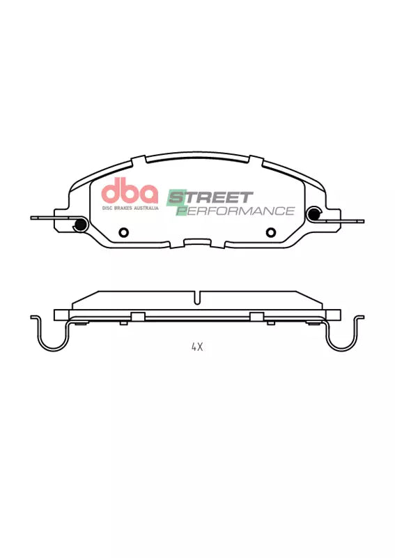 DBA Brake Pads Street Performance | Front Axle — BP OPREMA I SERVIS d.o.o.