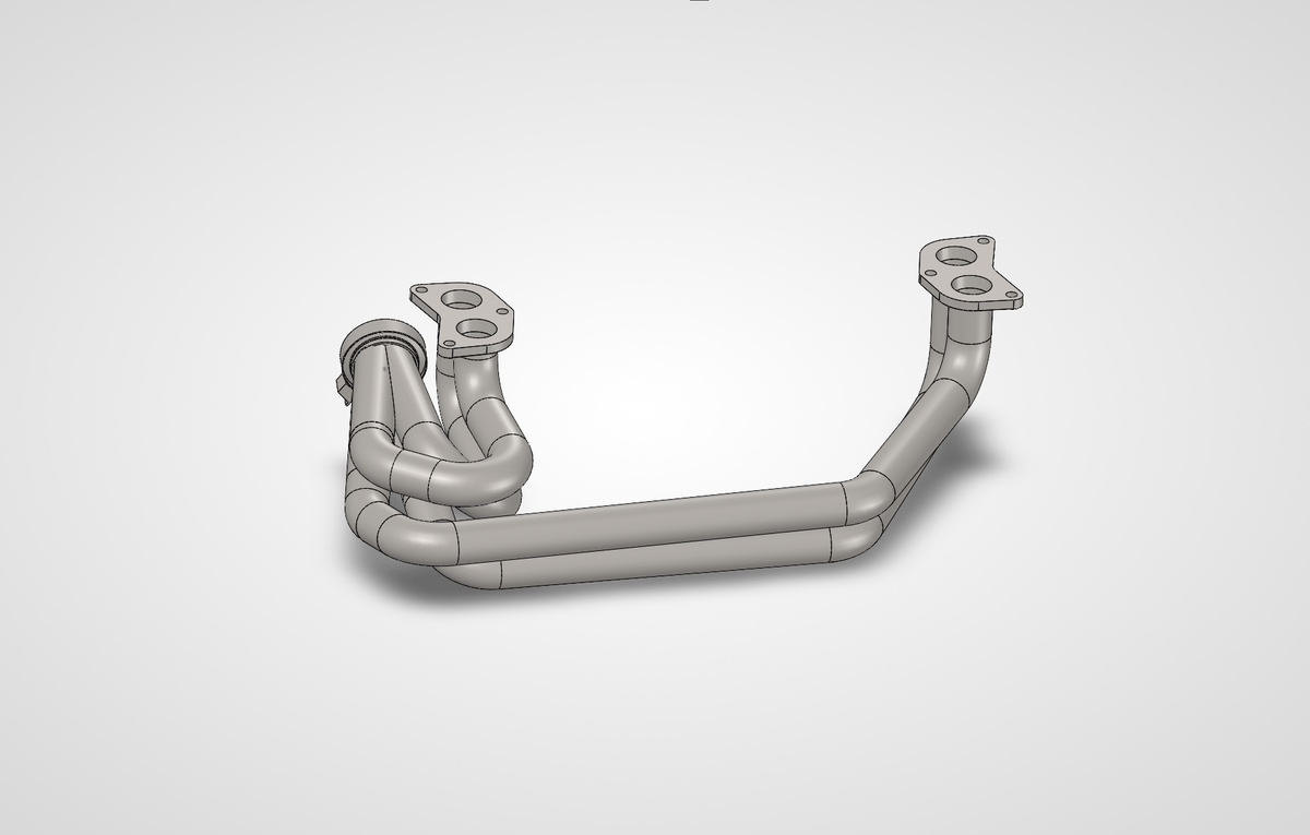 IMPREZA EJ20 - SYMPHONY - CFD ISPUŠNA GRANA