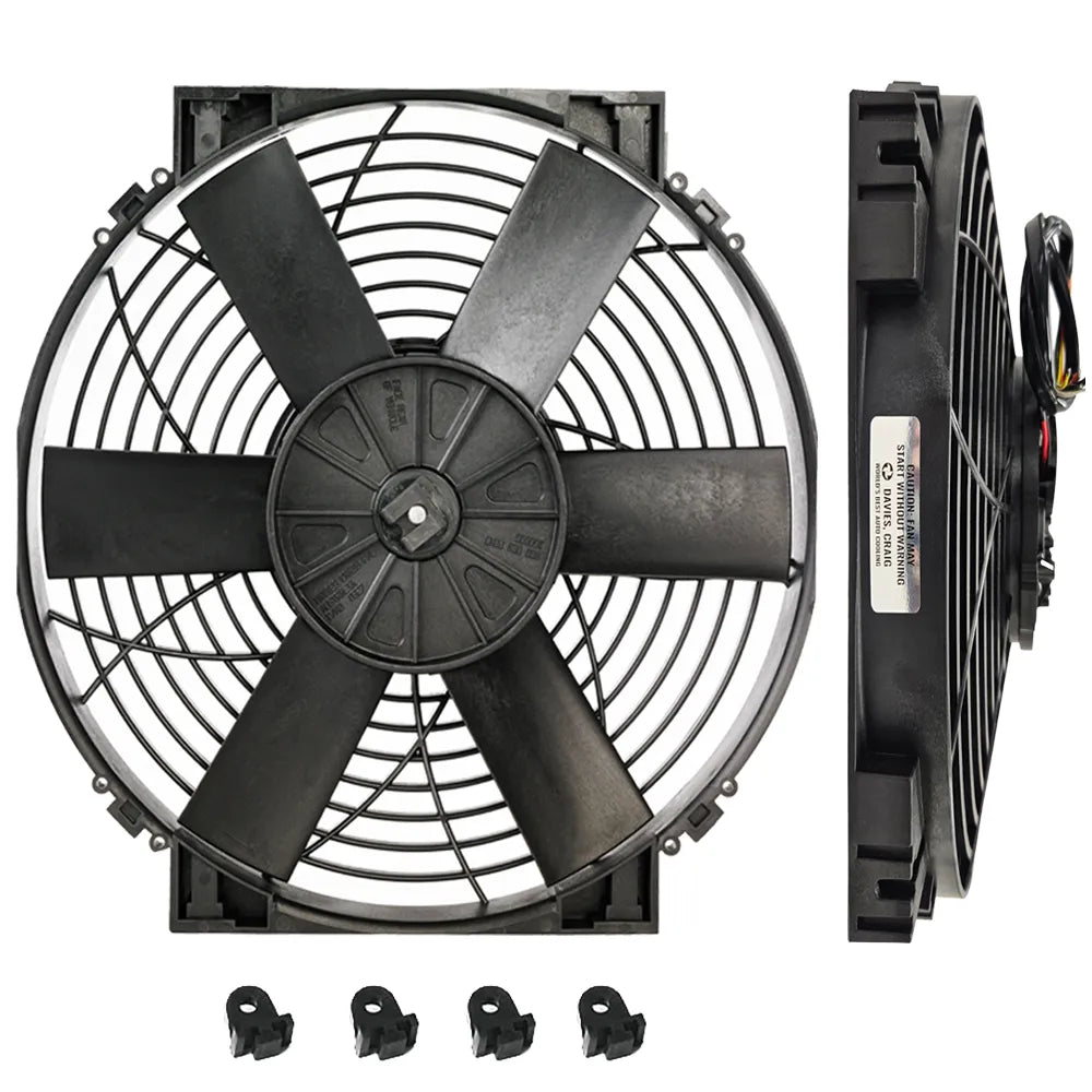 Davies Craig Brushless 14" High power Thermatic Electric Fan (12V)