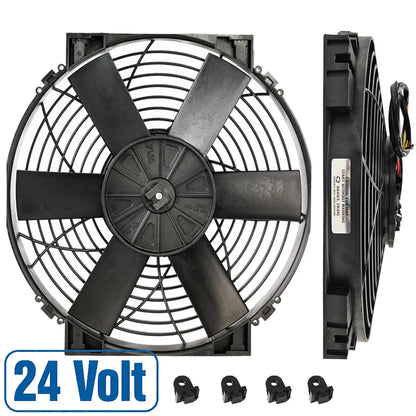 Davies Craig Brushless 14" High power Thermatic Electric Fan (24V)