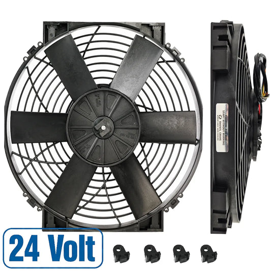 Davies Craig Brushless 14" High power Thermatic Electric Fan (24V)