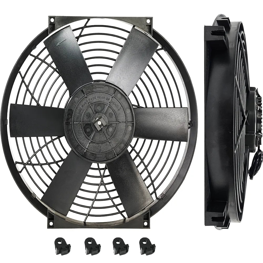 Davies Craig Brushless 16" High power Thermatic Electric Fan (12V)