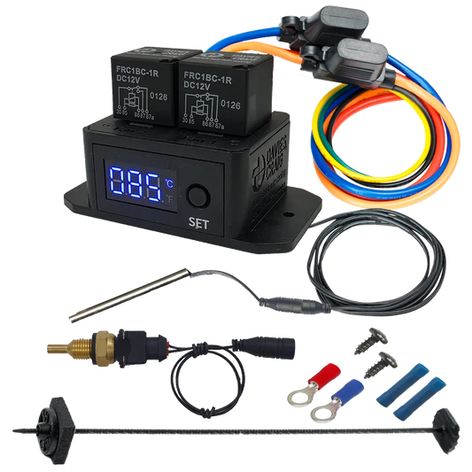 Davies Craig Digital Thermatic® Twin Fan Switch with 1/4"" NPT Thermal Sensor Kit