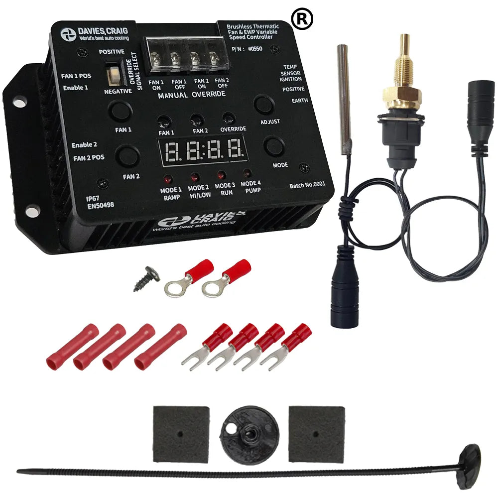Davies Craig Variable Speed Controller Brushless Thermatic® Fan & EWP +1/4"" NPT Sensor