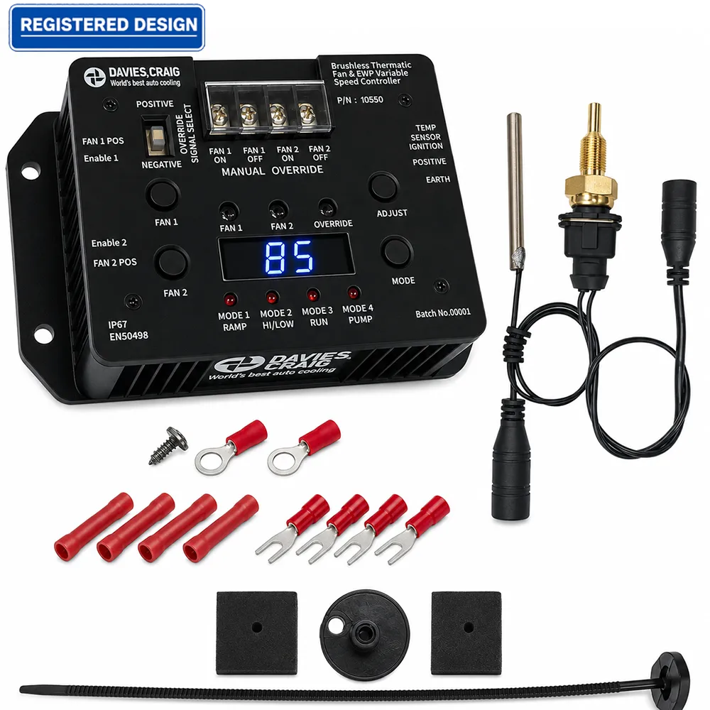 Davies Craig Variable Speed Controller Brushless Thermatic® Fan & EWP +1/8"" NPT Sensor