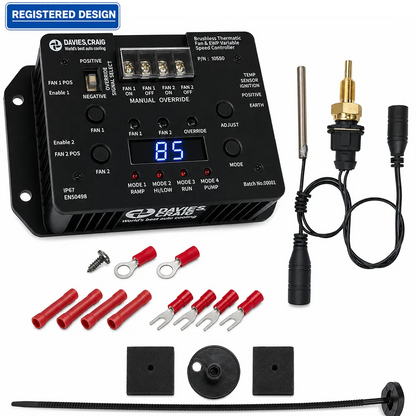Davies Craig Variable Speed Controller Brushless Thermatic® Fan & EWP +1/8"" NPT Sensor
