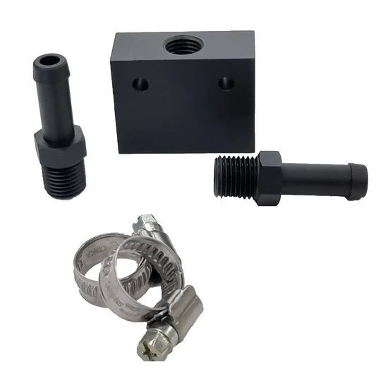 Davies Craig Transmission Temp Gauge 1/4" NPT Sensor Adapter 3/8"