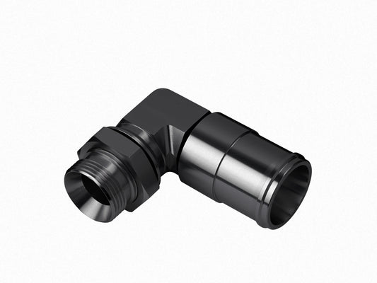 Davies Craig EWP® 90° Swivel Elbow Adapter Fitting: -16AN ORB to 38mm (1 1/2") Hose Barb