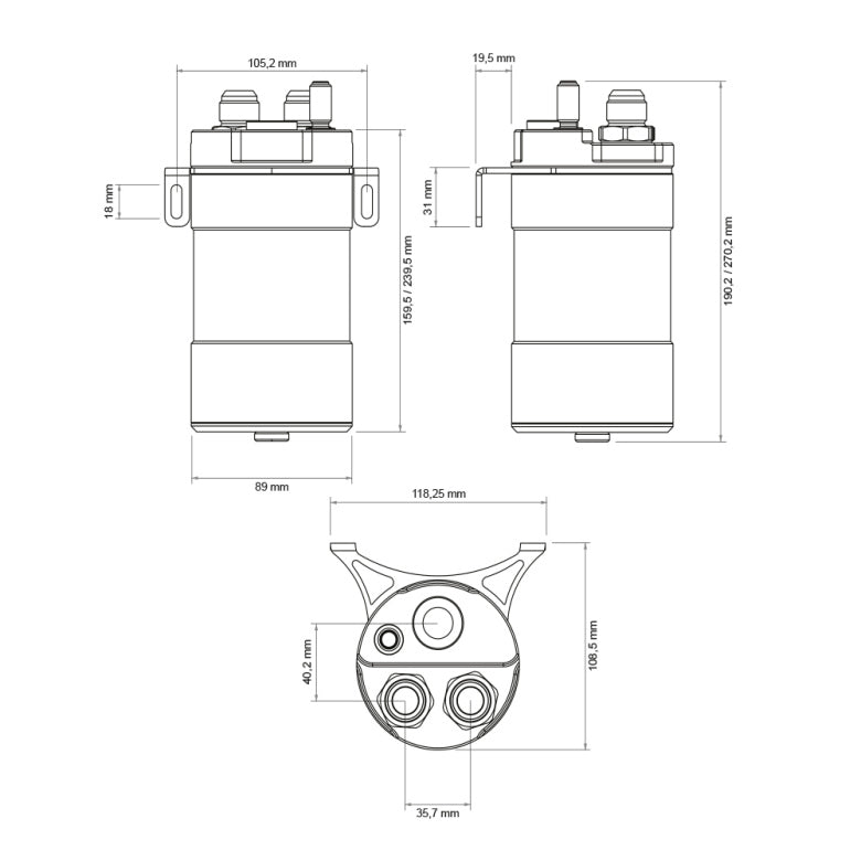 Competition Catch Can 1.0 liter