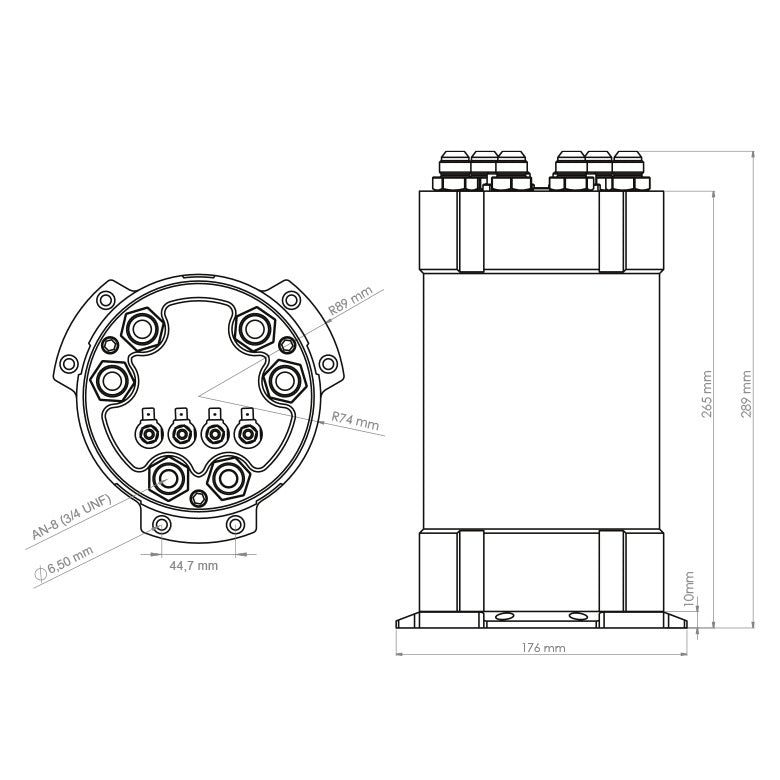 NUKE 2G Fuel Surge Tank 3.0 Litre For Internal Fuel Pumps