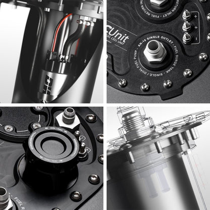 NUKE - CFC Unit - Low profile Competition Fuel Cell Unit - with integrated fuel surge tank