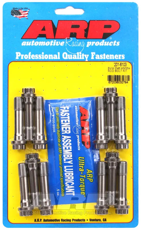 ARP BMW E46 M3/S54 Rod Bolt Kit (M11-1.25, 1.850in UHL)