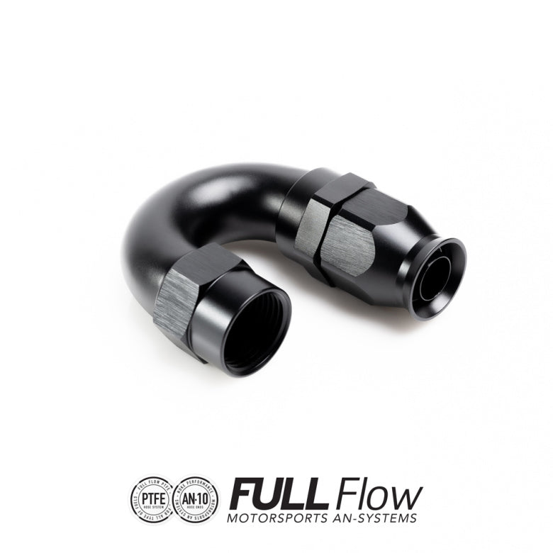 NUKE - FULL FLOW - PTFE - 180° HOSE END