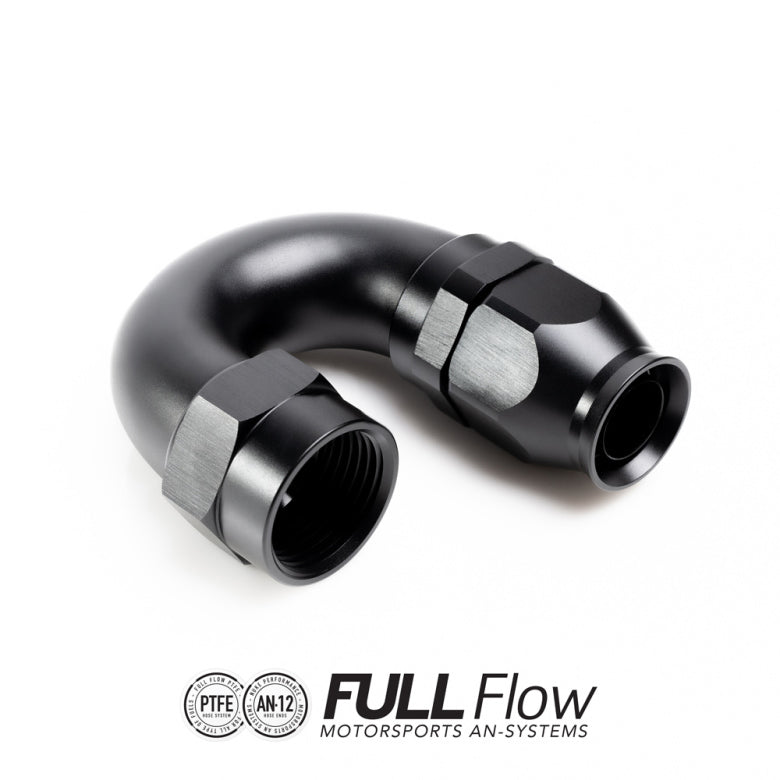 NUKE - FULL FLOW - PTFE - 180° HOSE END