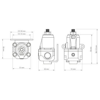 Regulator Pritiska Goriva FPR100s AN-6