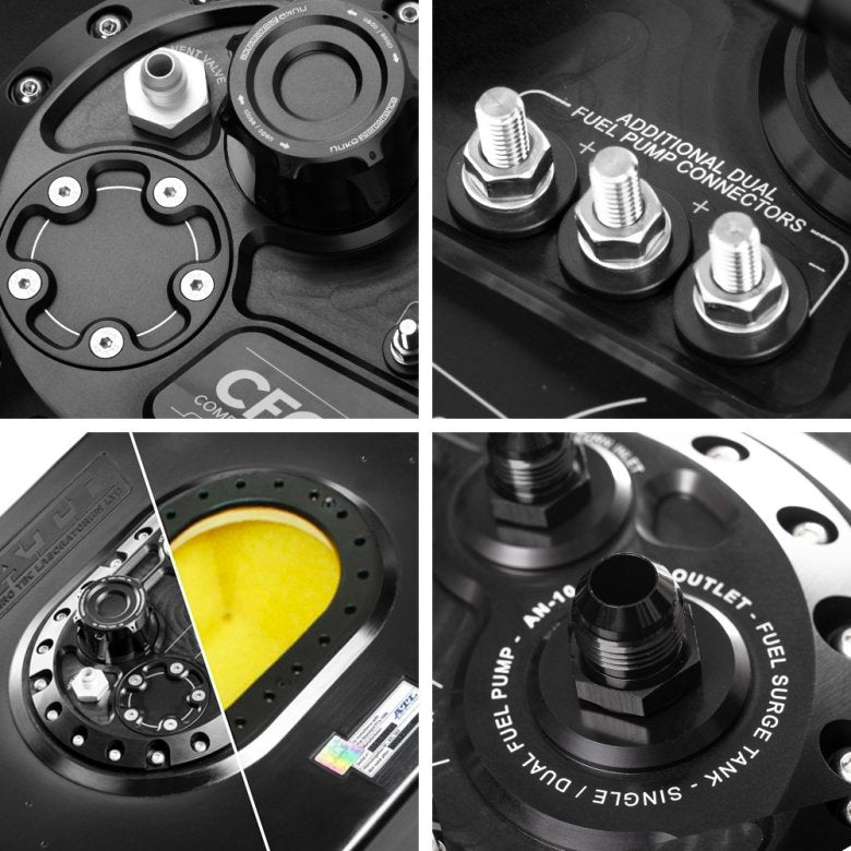 NUKE - CFC Unit for brushless fuel pumps - Competition Fuel Cell Unit, with integrated fuel surge tank