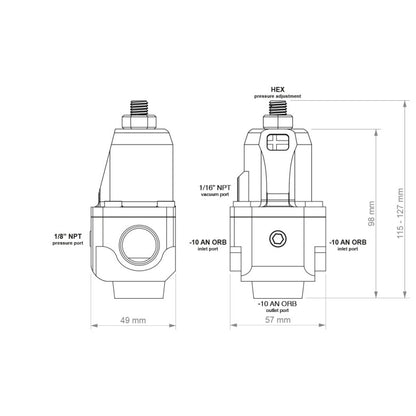 Regulator Pritiska Goriva FPR100x AN-10