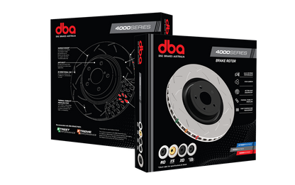 DBA Brake Kit - 4000 Series T3 Slotted & Xtreme Performance Brake Pads (2x DBA42700S + DB1482XP) — BP OPREMA I SERVIS d.o.o.