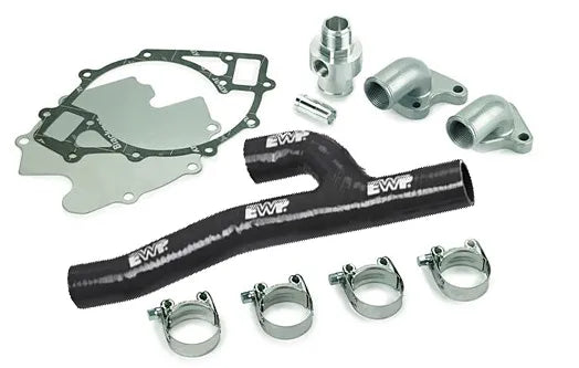 Davies Craig Ford Big Block EWP® Block Adapter - Black Hose