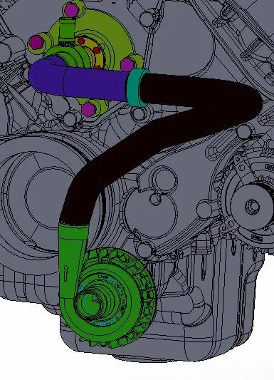 Davies Craig Ford Coyote 5.0L EWP® Block Adapter