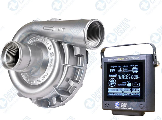 Davies Craig EWP115 Alloy Combo - Remote Electric Water Pump & Controller (12V)