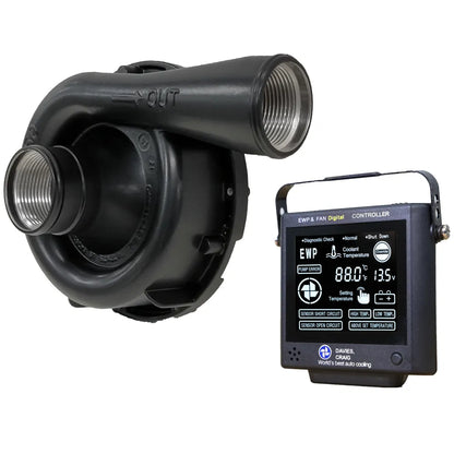 Davies Craig EWP150 Black Combo - Remote Electric Water Pump & Controller (12V)